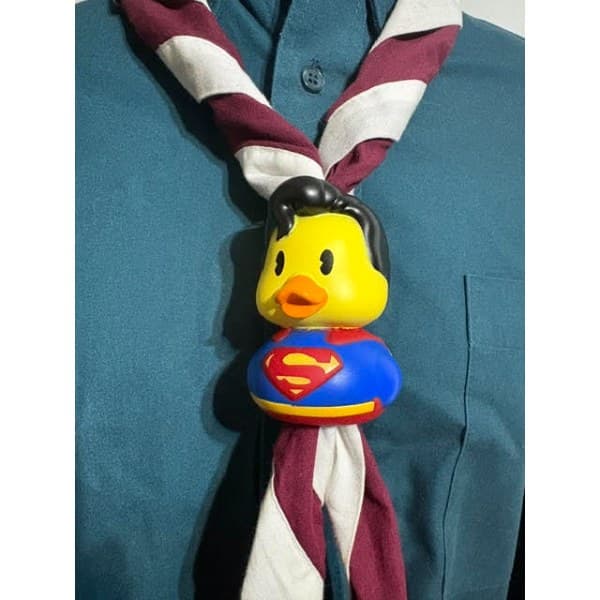 Limited time only - Caped Hero Duck woggle neckerchief woggle