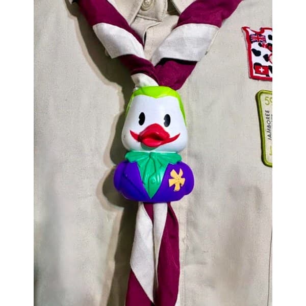 Limited time only: Mischief Maker Duck Woggle neckerchief woggle