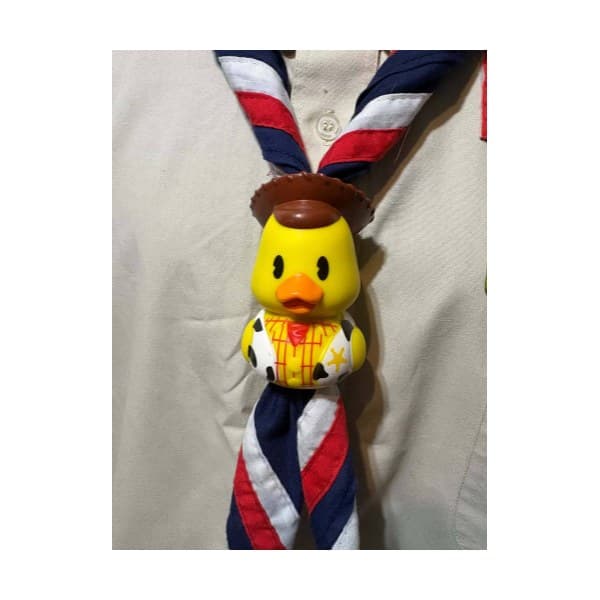 cowboy-sheriff-duck-woggle neckerchief woggle