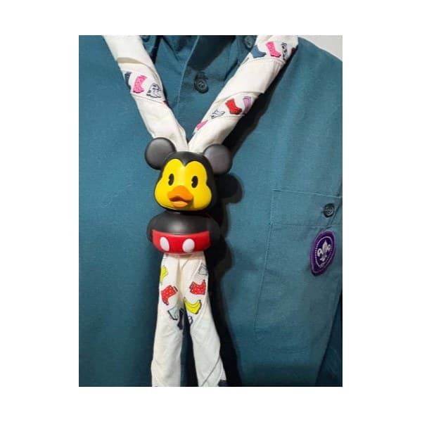 Round Ear Mouse Duck Woggle neckerchief woggle